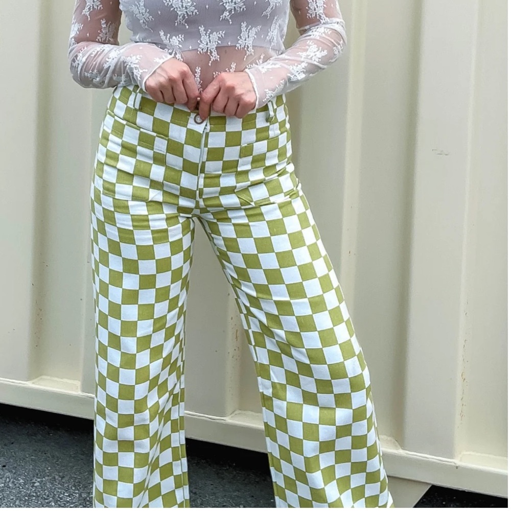 checkered pants - Picture 3 of 3